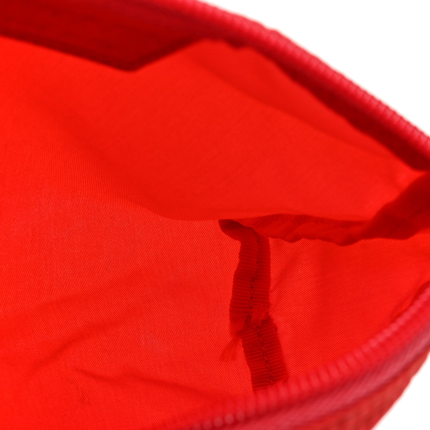 Prada Tessuto Nylon Vela Cosmetic Pouch Rosso 7 of 9