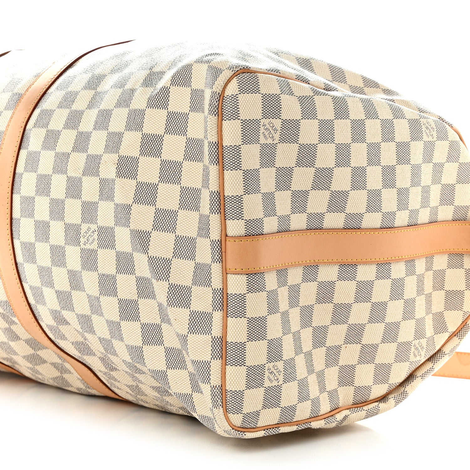 Louis Vuitton Damier Azur Keepall Bandouliere 55 9 of 14