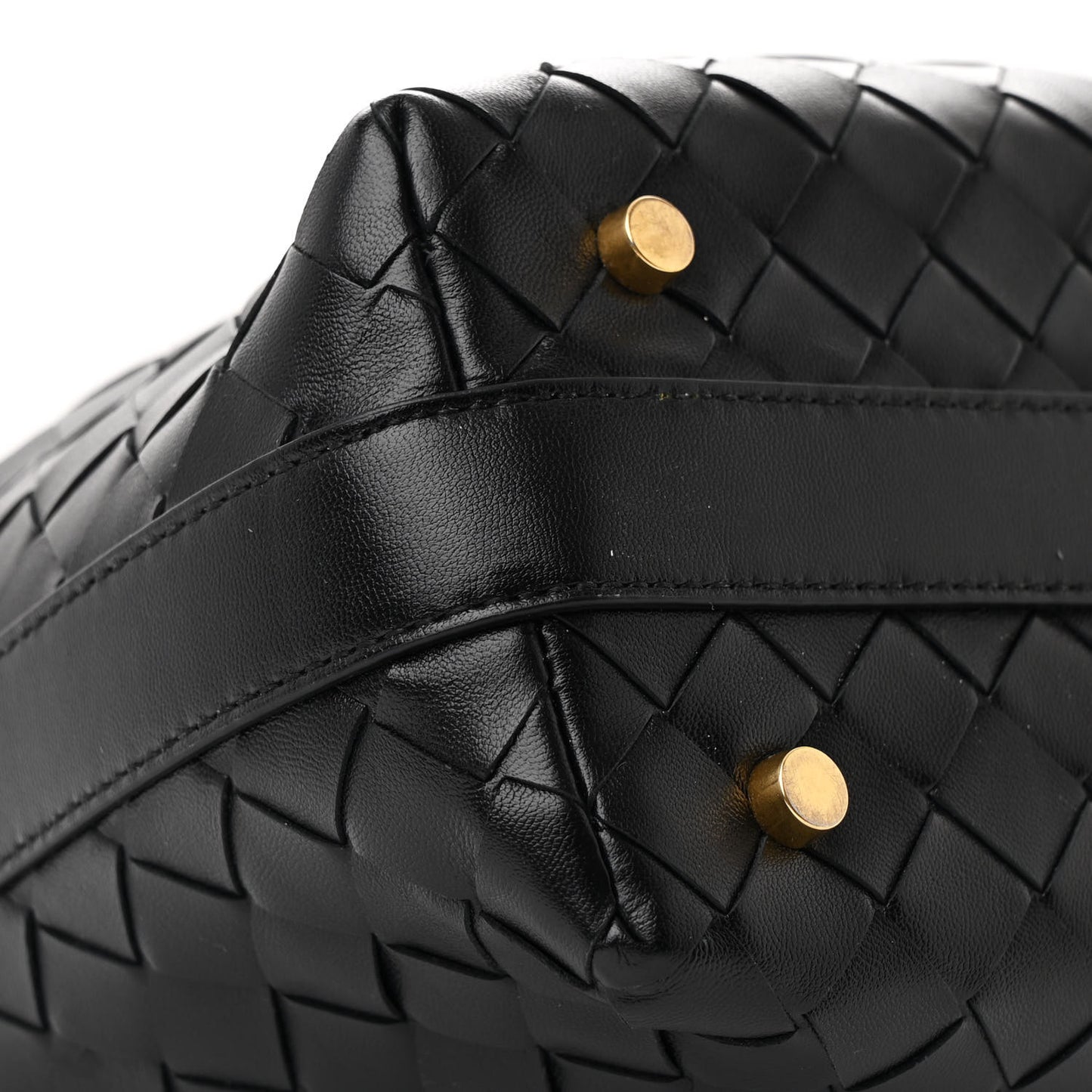 Calfskin Nappa Intrecciato Mini Wallace Black