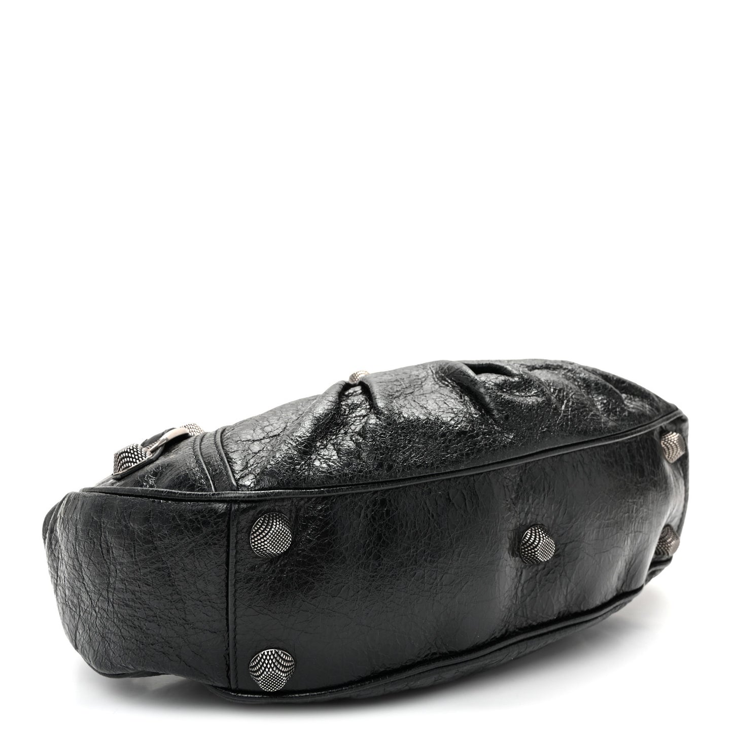 Agneau Arena Small Le Cagole Shoulder Bag Black