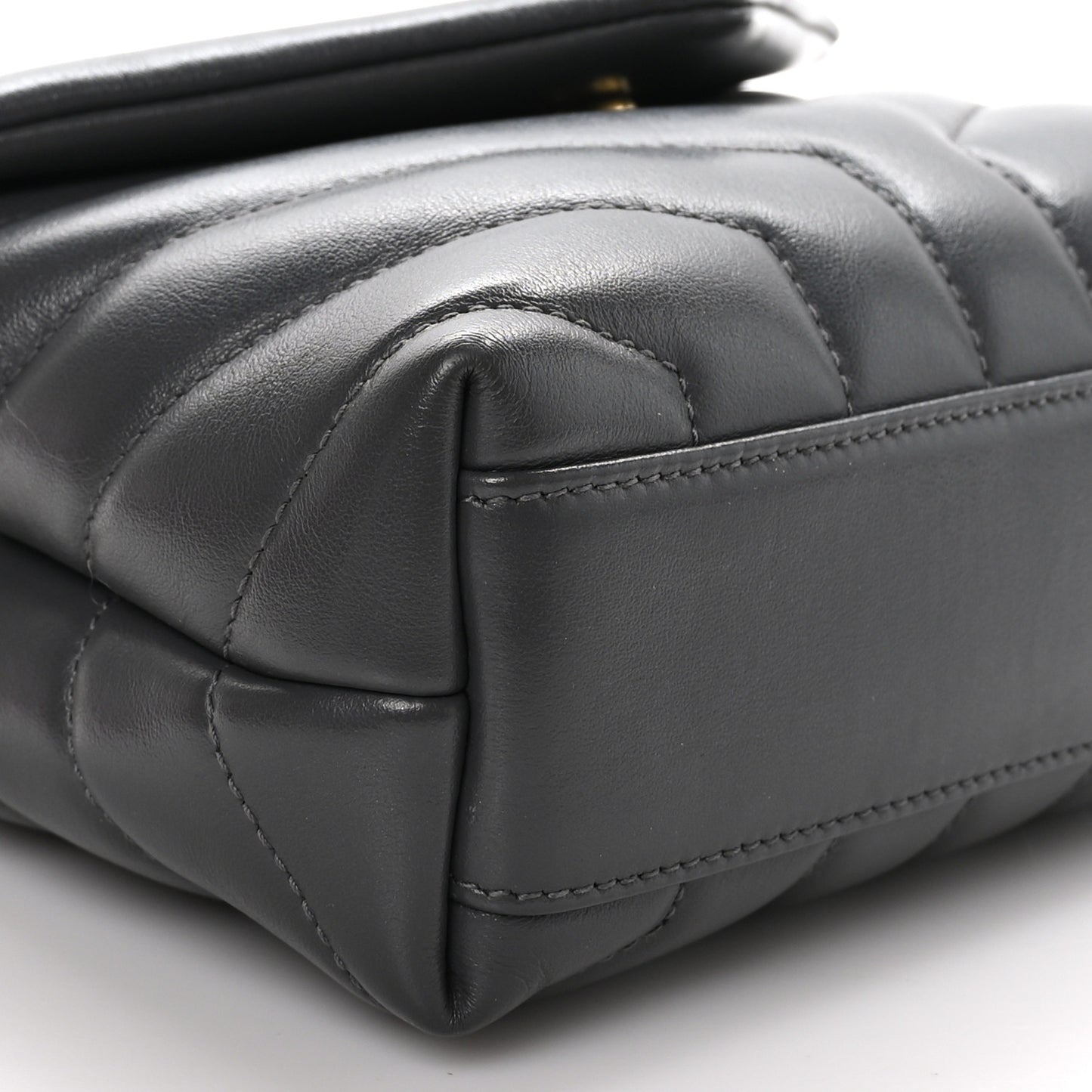 Calfskin Y Quilted Monogram Toy Loulou Crossbody Bag Storm