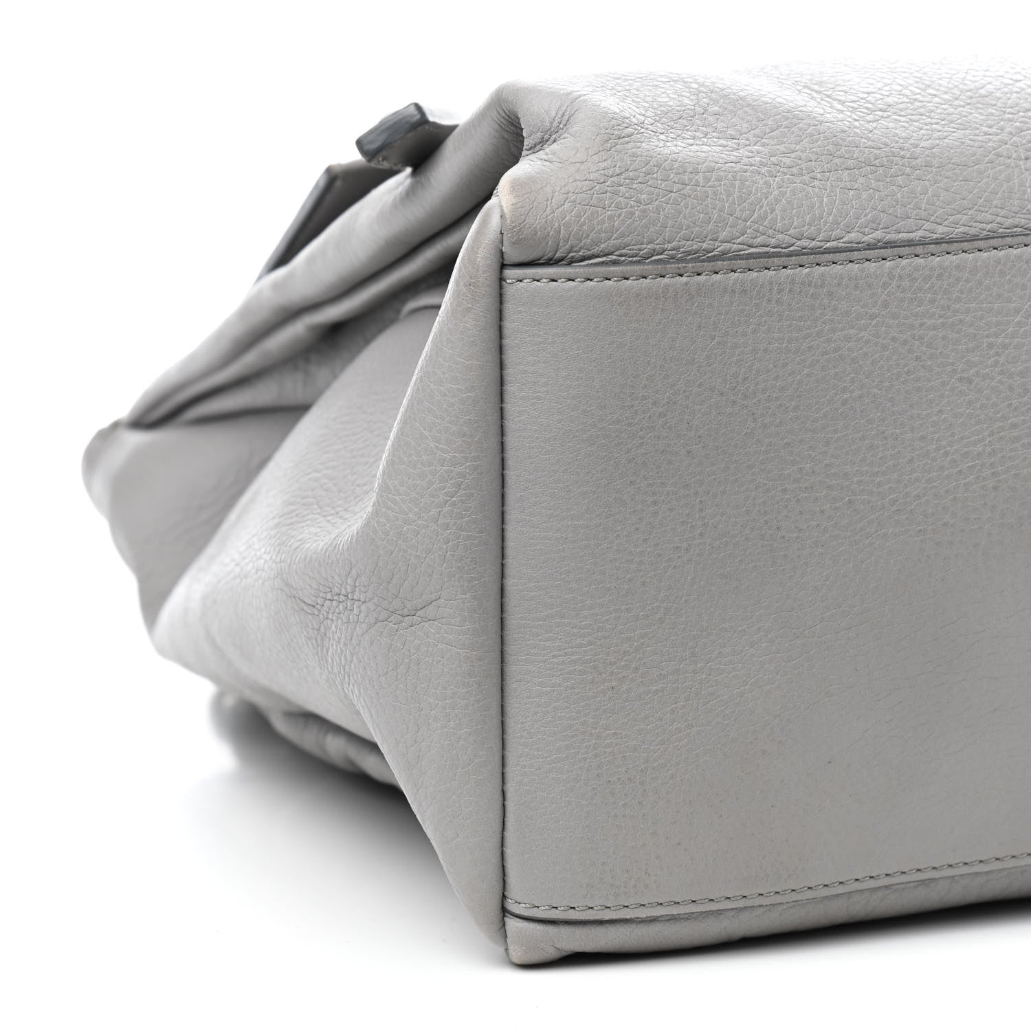 Givenchy Grained Calfskin Medium Pandora Pure Flap Bag Pearl Grey 8 of 10