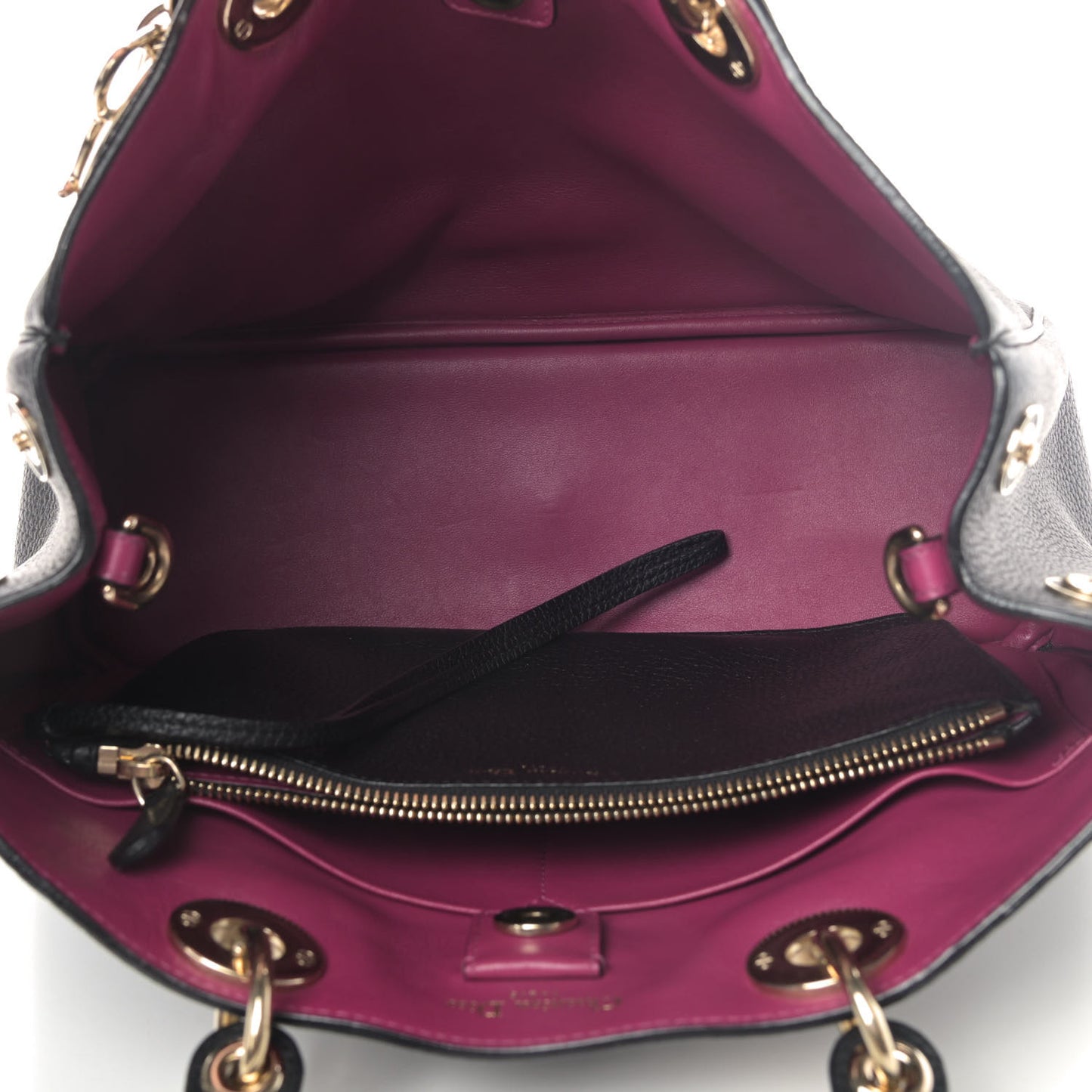 Bullcalf Medium Diorissimo Tote Black Rose Indien