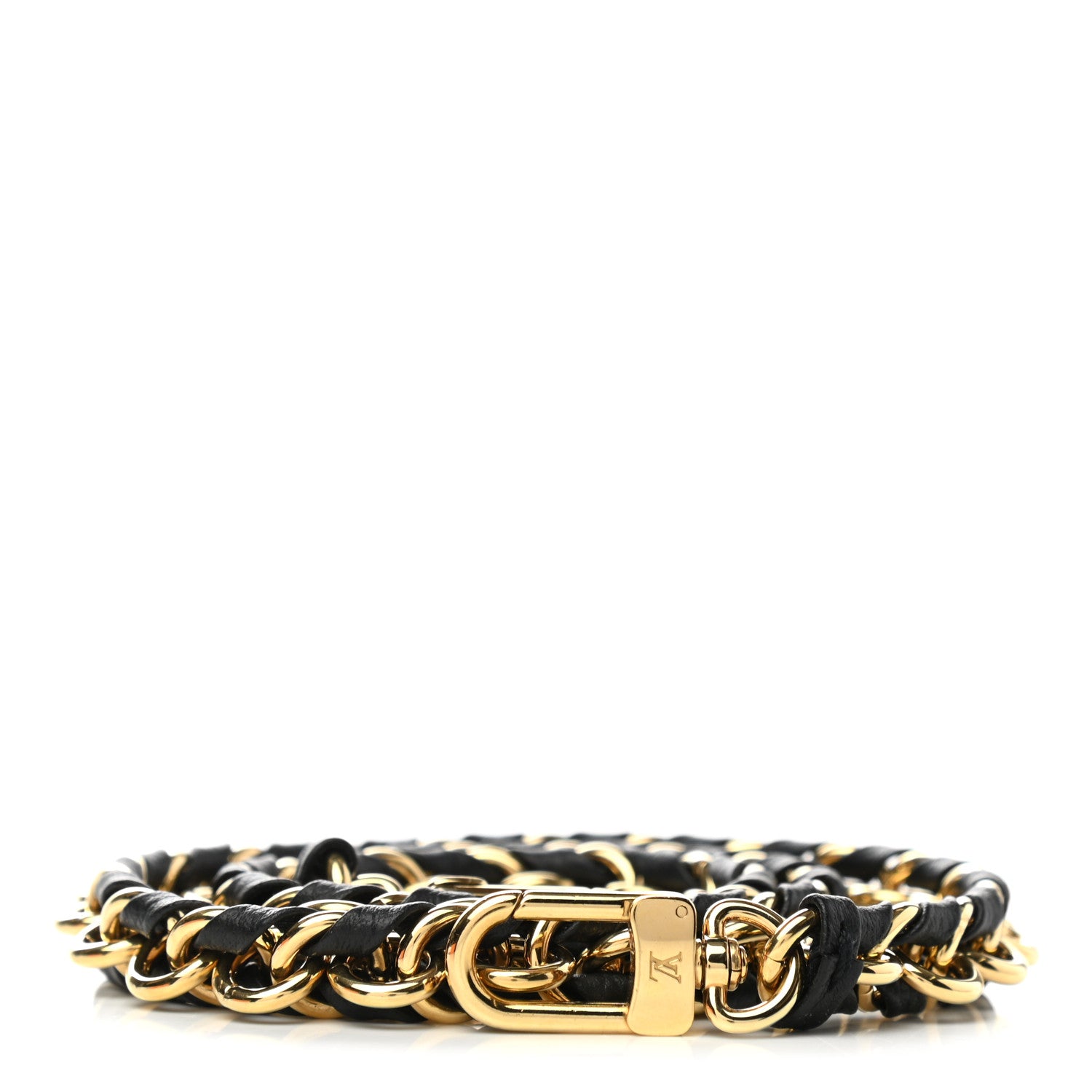 Louis Vuitton Calfskin Multi Pochette Chain Shoulder Strap Black Gold 1 of 3