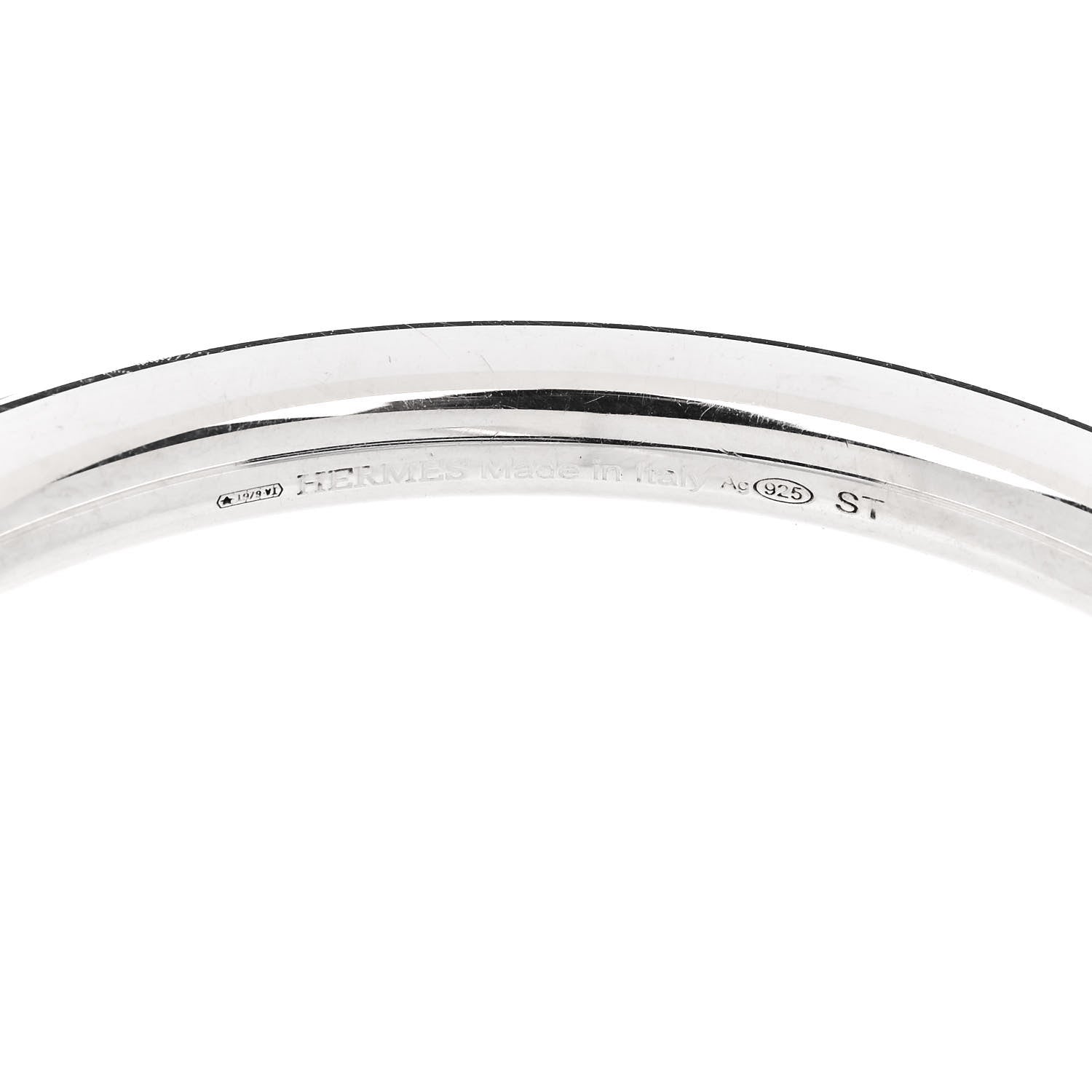 Hermes Sterling Silver Fregate Bracelet ST Black 3 of 3