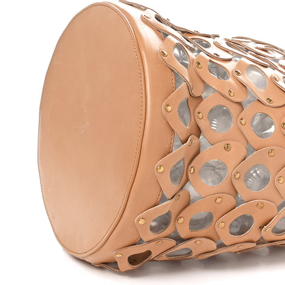 Saint Laurent Vegetable Tanned Calfskin Studded Seau Coeur Bucket Bag Vintage Brown 9 of 10
