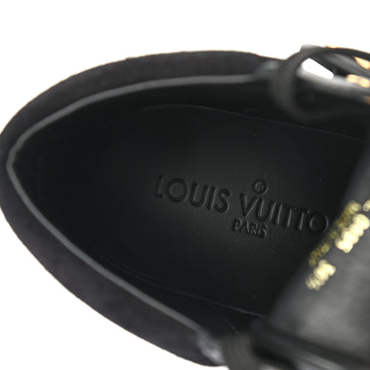 Louis Vuitton Epi Suede Postmark Wedge Sneakers 36.5 Black 8 of 9