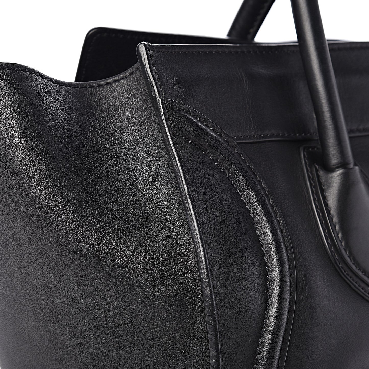 Smooth Calfskin Mini Luggage Black