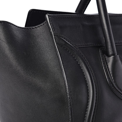 Celine Smooth Calfskin Mini Luggage Black 17 of 25