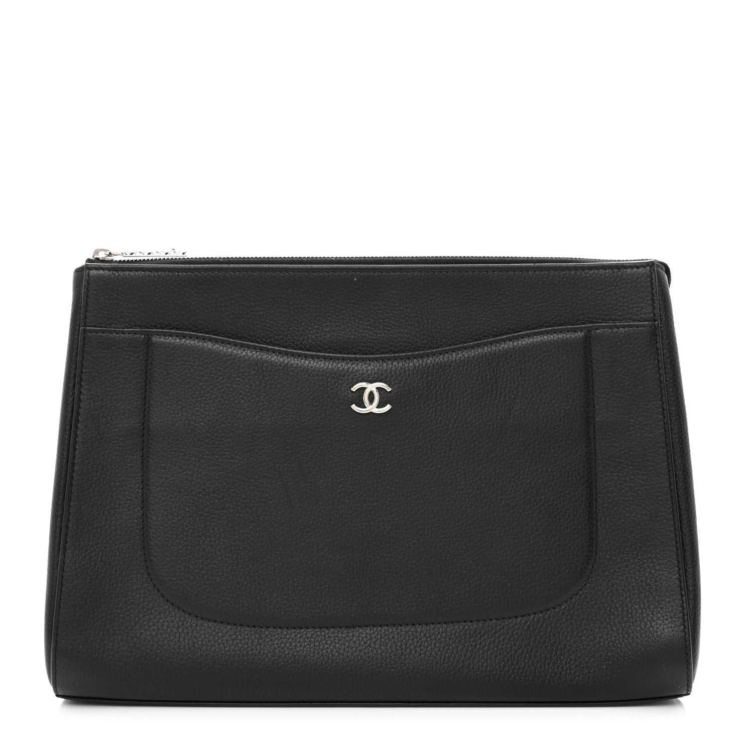 Chanel Grained Calfskin Large Neo Executive Cosmetic Case Black 1 of 7