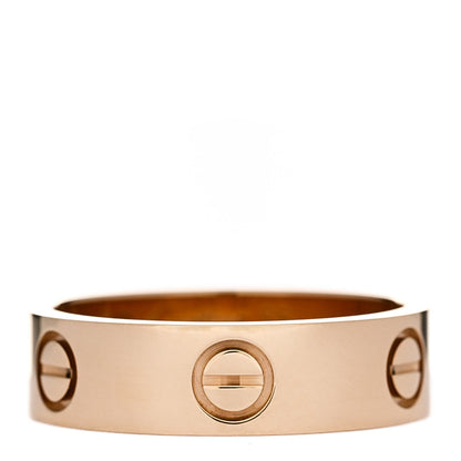 Cartier 18K Yellow Gold 5.5mm LOVE Ring 55 7.25 1 of 4