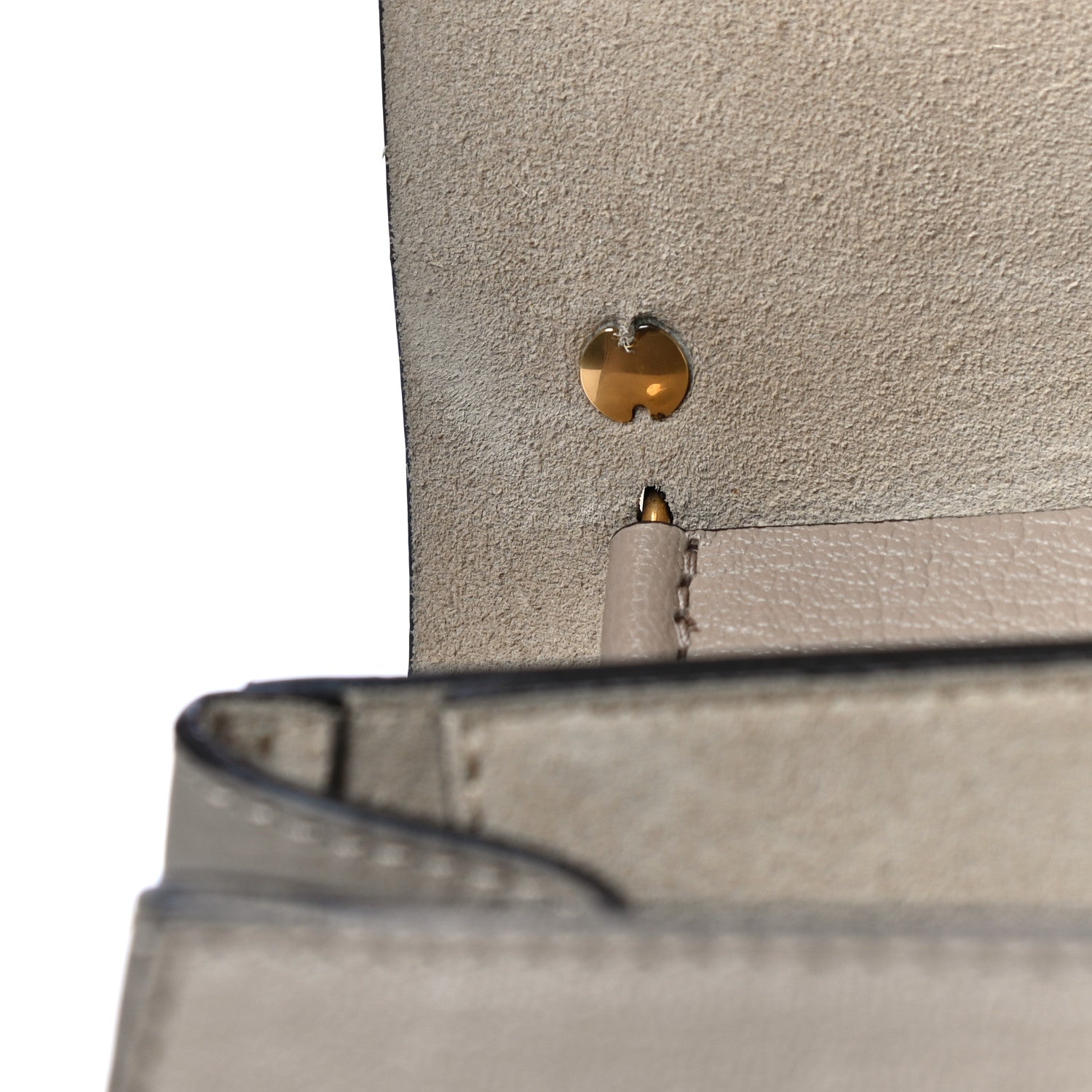 Chloe Grained Lambskin Drew Shoulder Bag Motty Grey 11 of 12