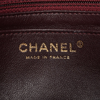 Chanel Lambskin Quilted Mini Rectangular Flap Burgundy 6 of 13