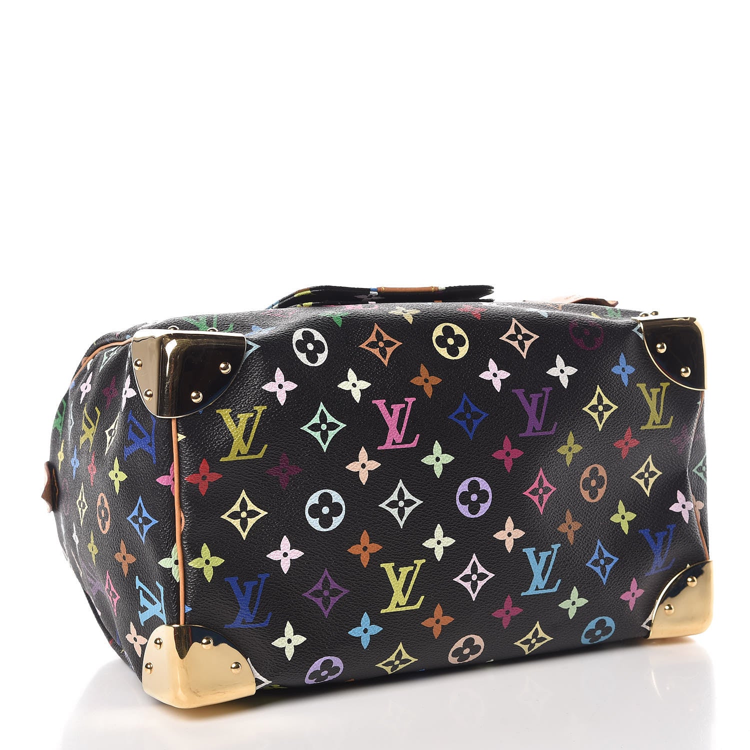 Louis Vuitton Monogram Multicolor Speedy 30 Black 4 of 10