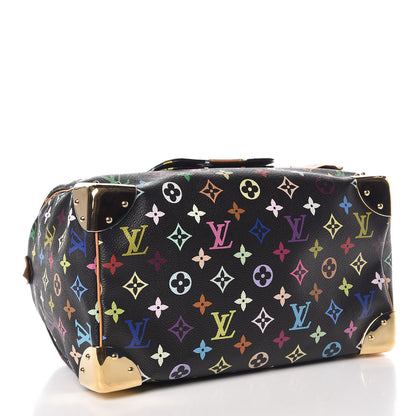 Louis Vuitton Monogram Multicolor Speedy 30 Black 4 of 10