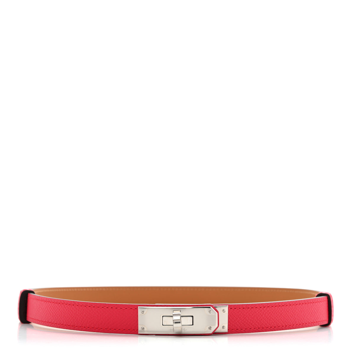 Hermes Epsom Kelly Belt Rose Mexico 1 of 4