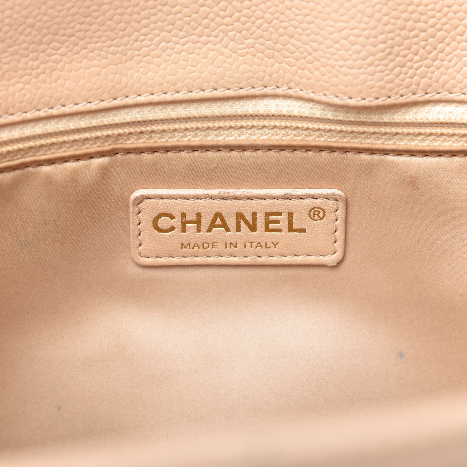 Chanel Caviar Quilted Grand Shopping Tote GST Beige Clair 8 of 8