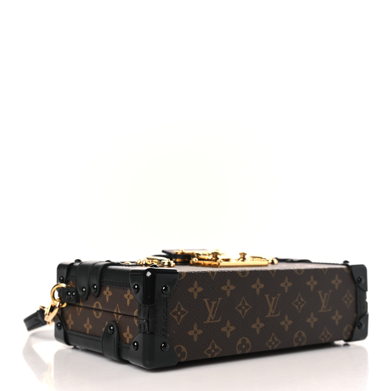 Louis Vuitton Monogram Petite Malle Black 4 of 8