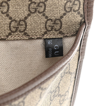 Gucci GG Supreme Monogram Neo Vintage Web Belt Bag Brown 8 of 10