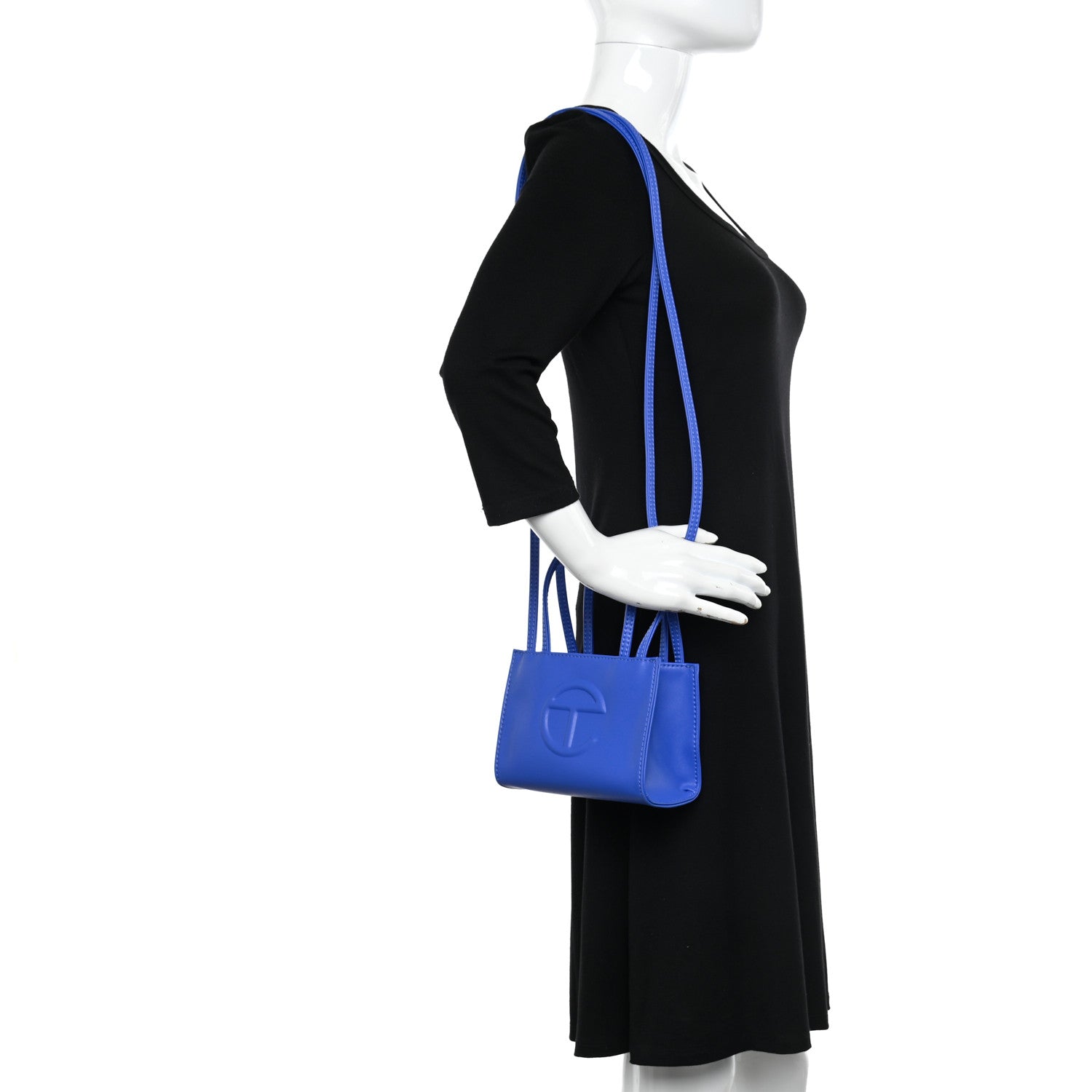 Telfar Vegan Leather Small Shopping Bag Painters Tape 3 of 11