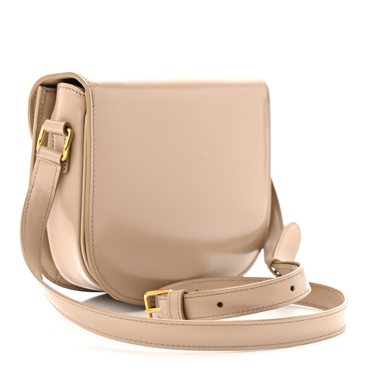 Shiny Calfskin Teen Besace Safari