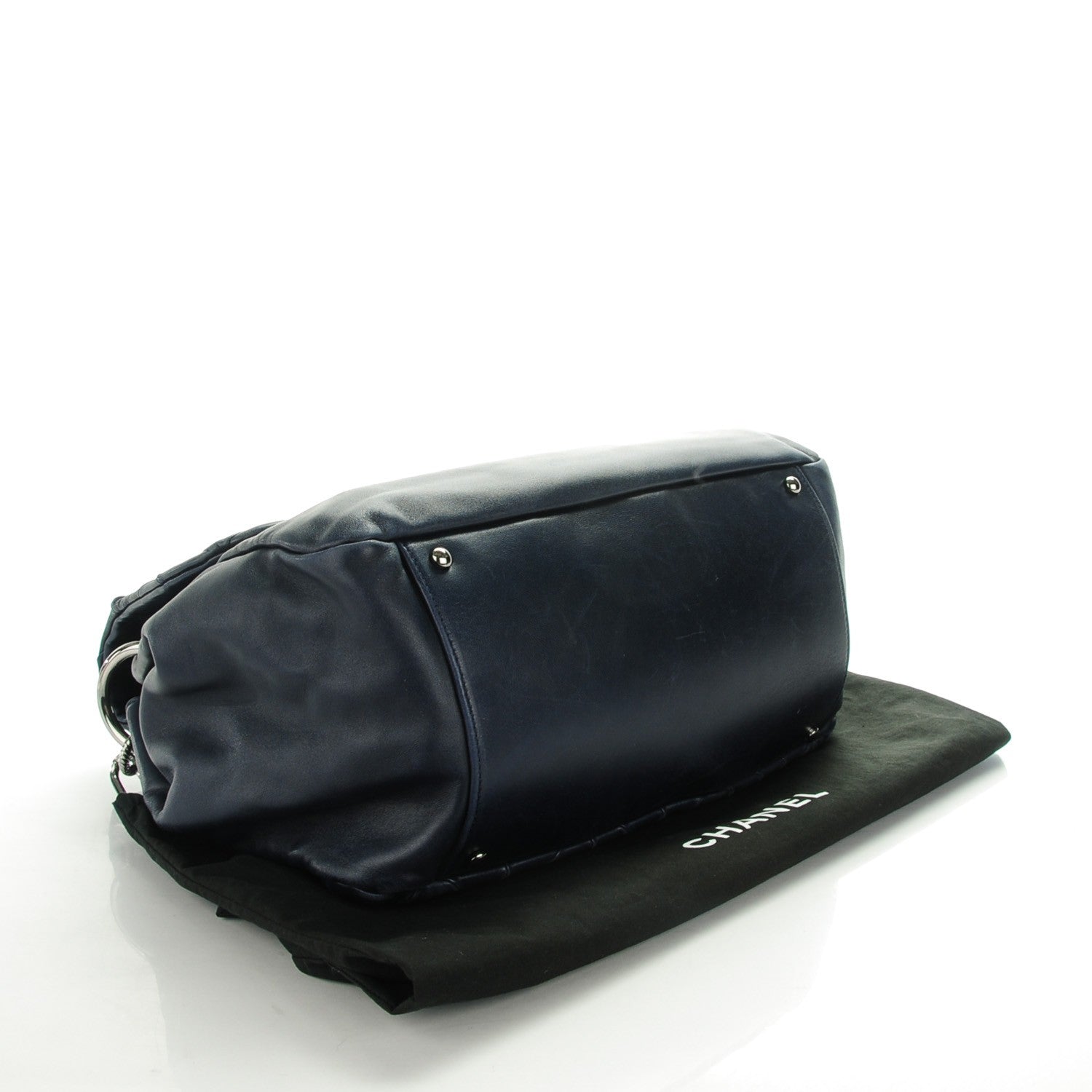 Chanel Lambskin Origami Soft Squares Accordion Flap Navy 4 of 7