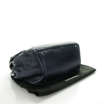 Chanel Lambskin Origami Soft Squares Accordion Flap Navy 4 of 7