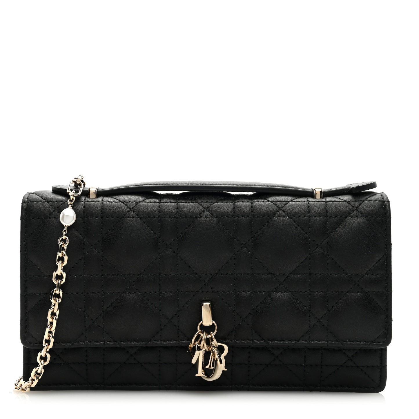 Lambskin Cannage Mini My Dior Bag Black