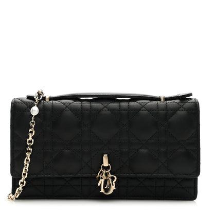 Christian Dior Lambskin Cannage Mini My Dior Bag Black 1 of 8