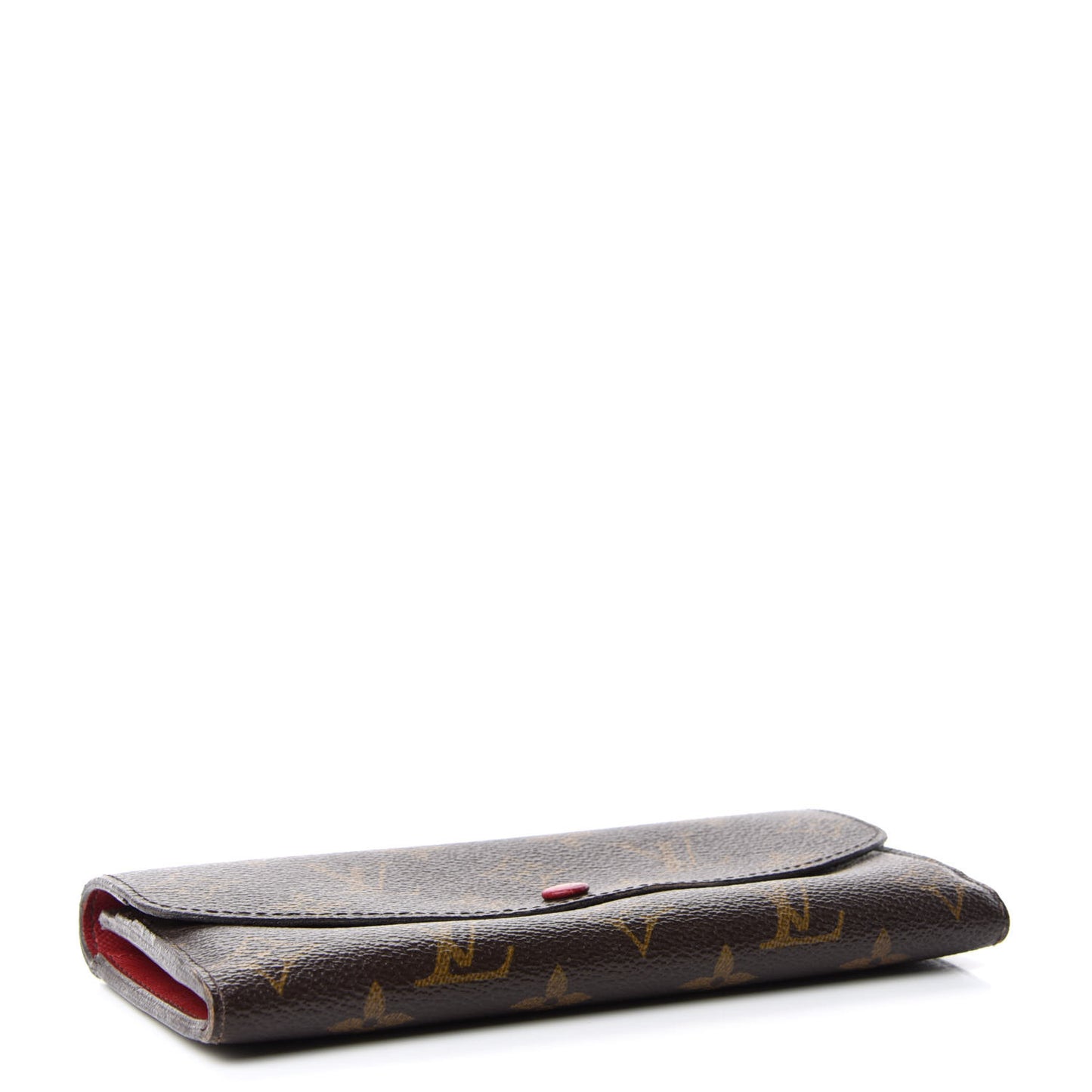 Monogram Emilie Wallet Red