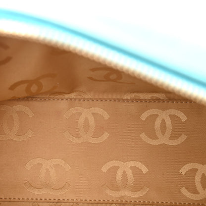 Chanel Calfskin Wild Stitch Surpique Hobo Blue 5 of 10