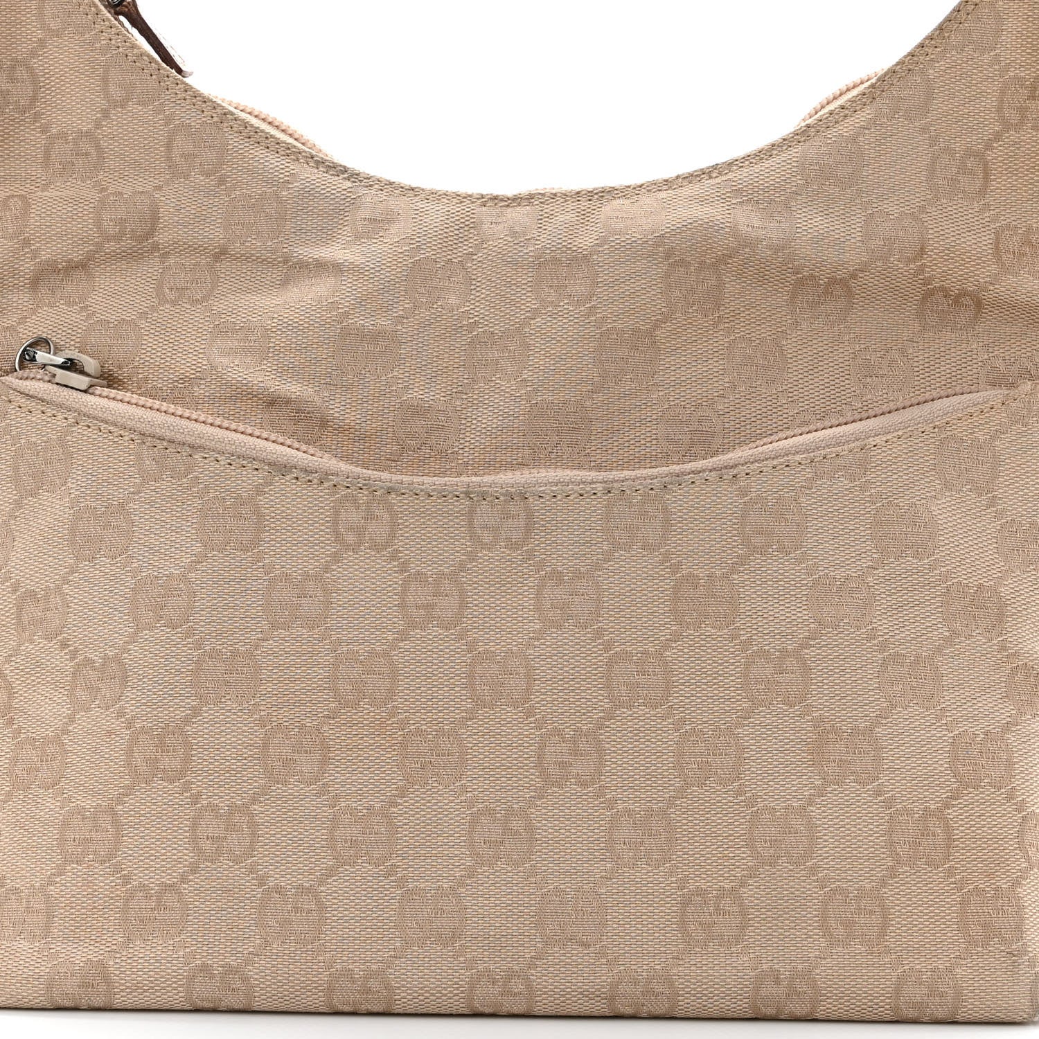 Gucci Monogram Small Hobo Beige 8 of 12