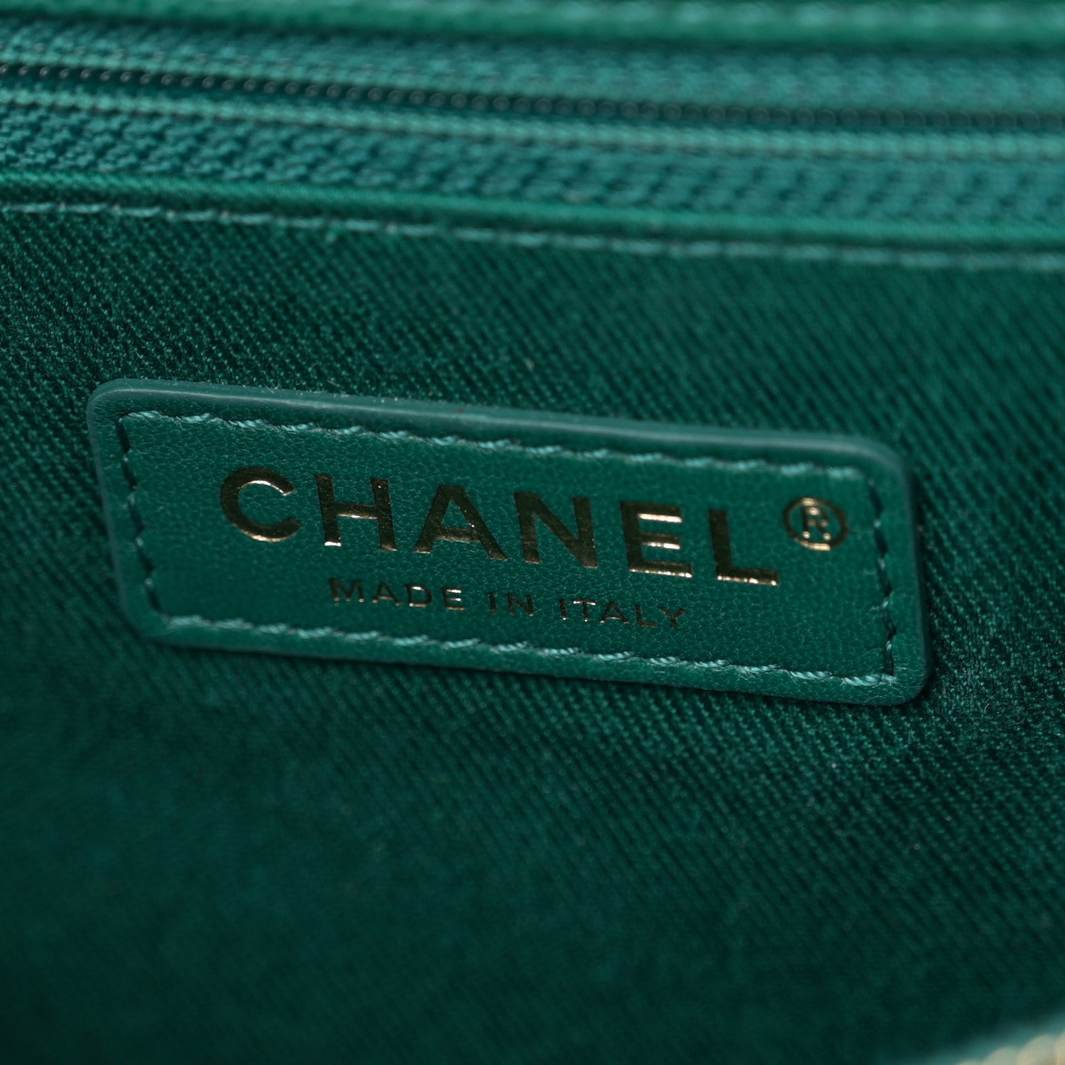 Chanel Caviar Quilted Small Coco Handle Flap Green 6 of 11