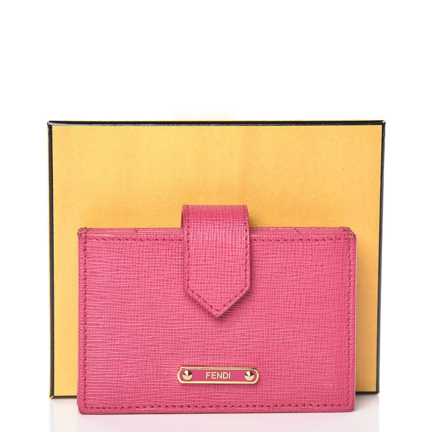Vitello Elite Gusseted Card Holder Magenta
