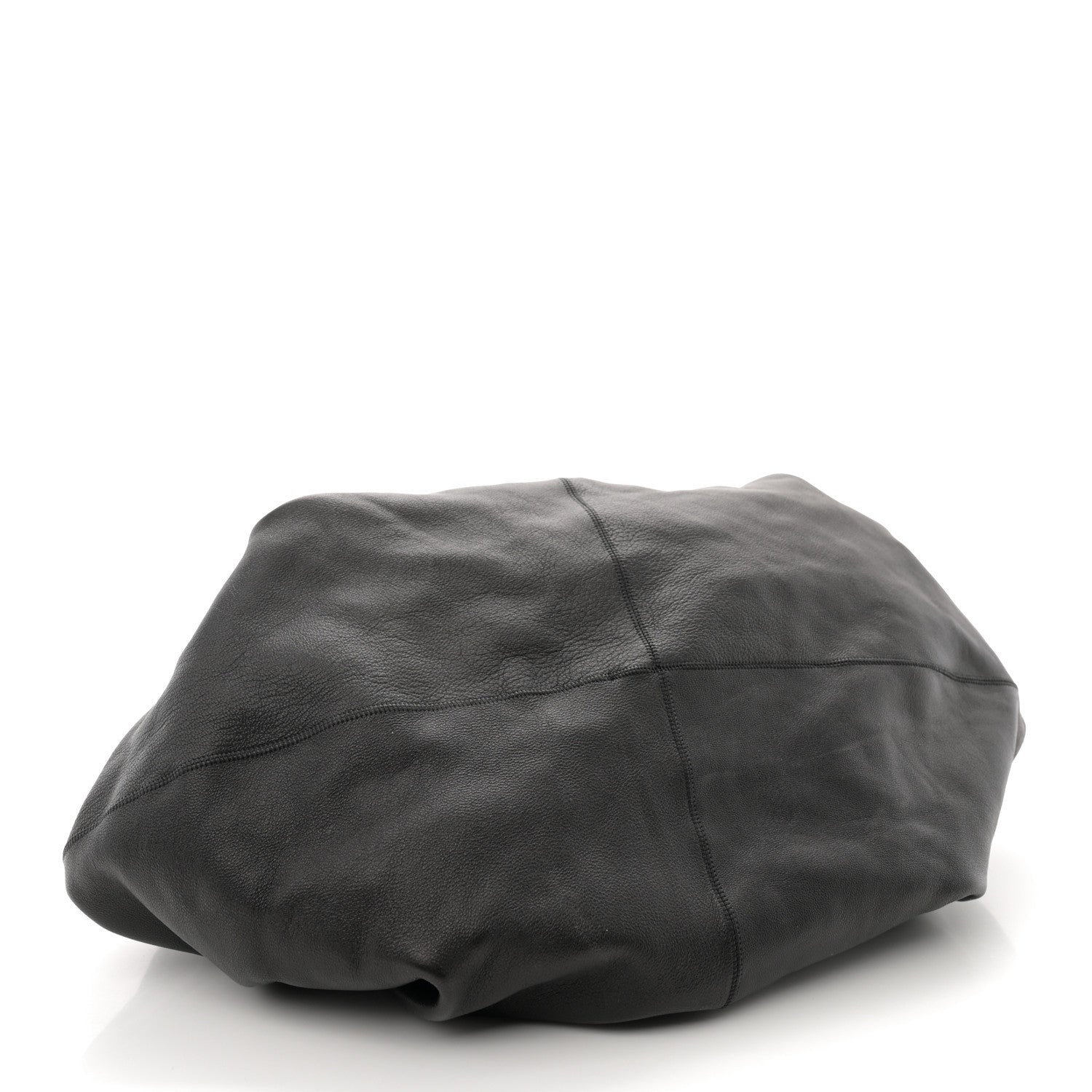 The Row Polished Saddle Calfskin Small Ascot Bag Black 4 of 9