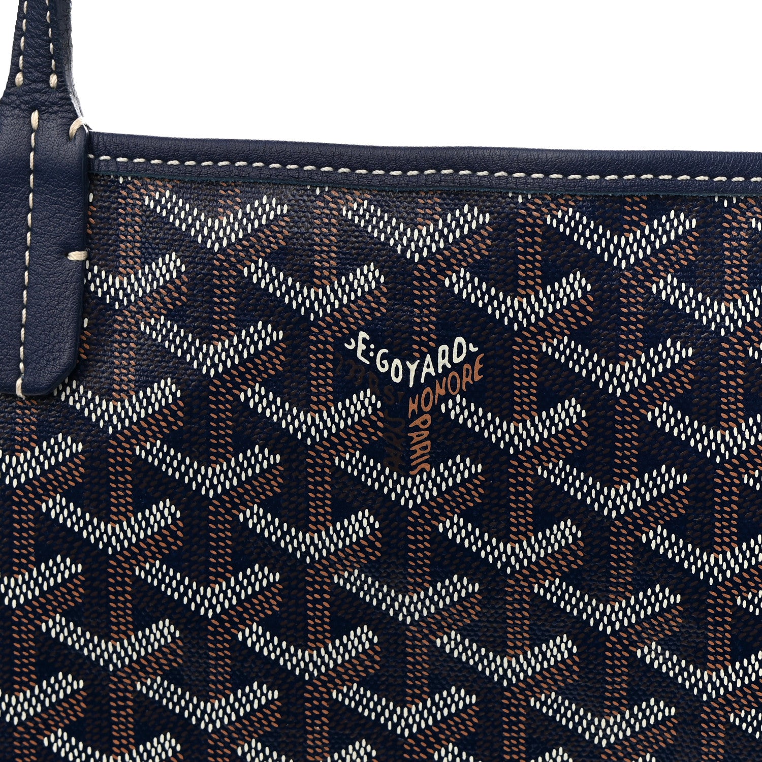 Goyard Goyardine Saint Louis PM Navy 6 of 8
