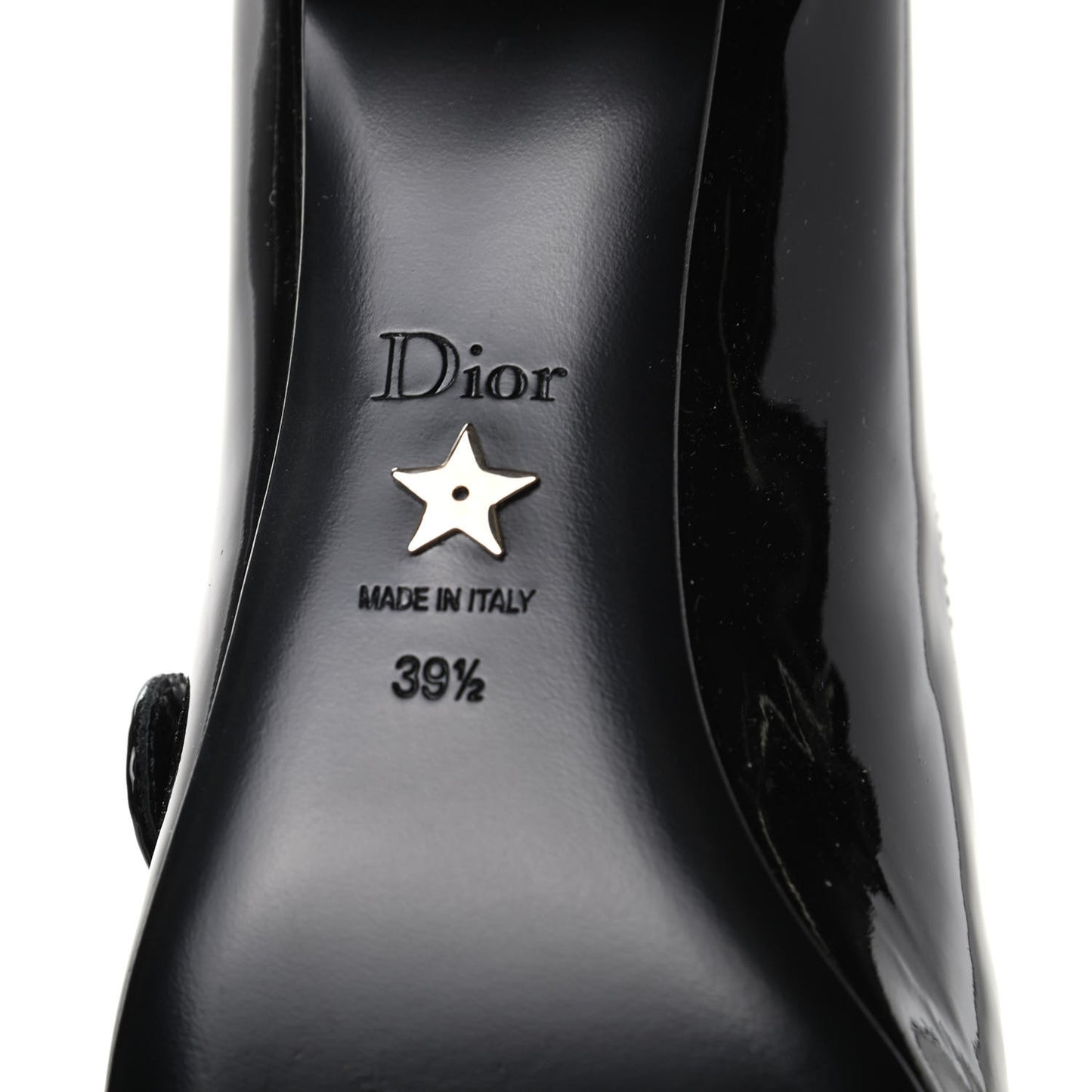 Patent Baby-D Ballet Pumps 39.5 Black