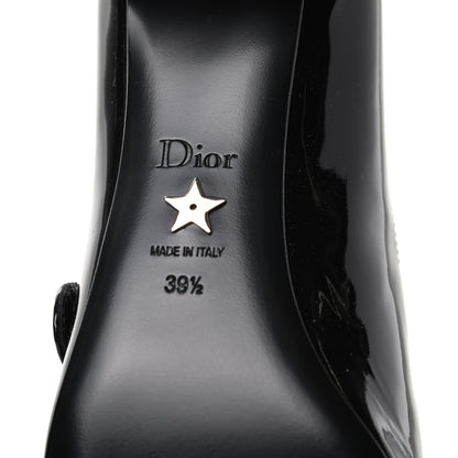 Christian Dior Patent Baby-D Ballet Pumps 39.5 Black 7 of 9