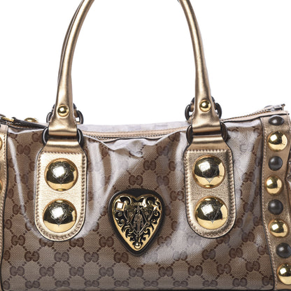 Gucci Crystal Monogram Babouska Tote 8 of 12