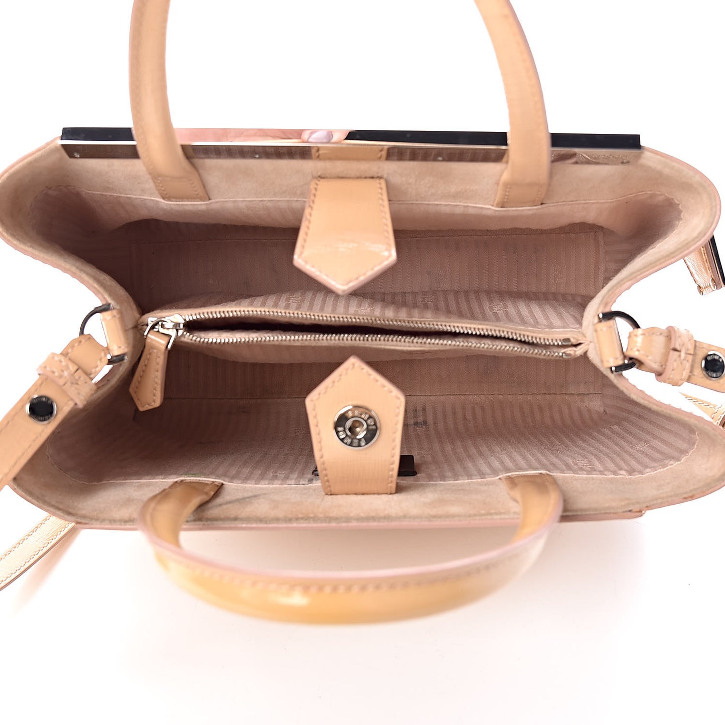 Vitello Vernice Camoscio Petite 2Jours Tote Make Up