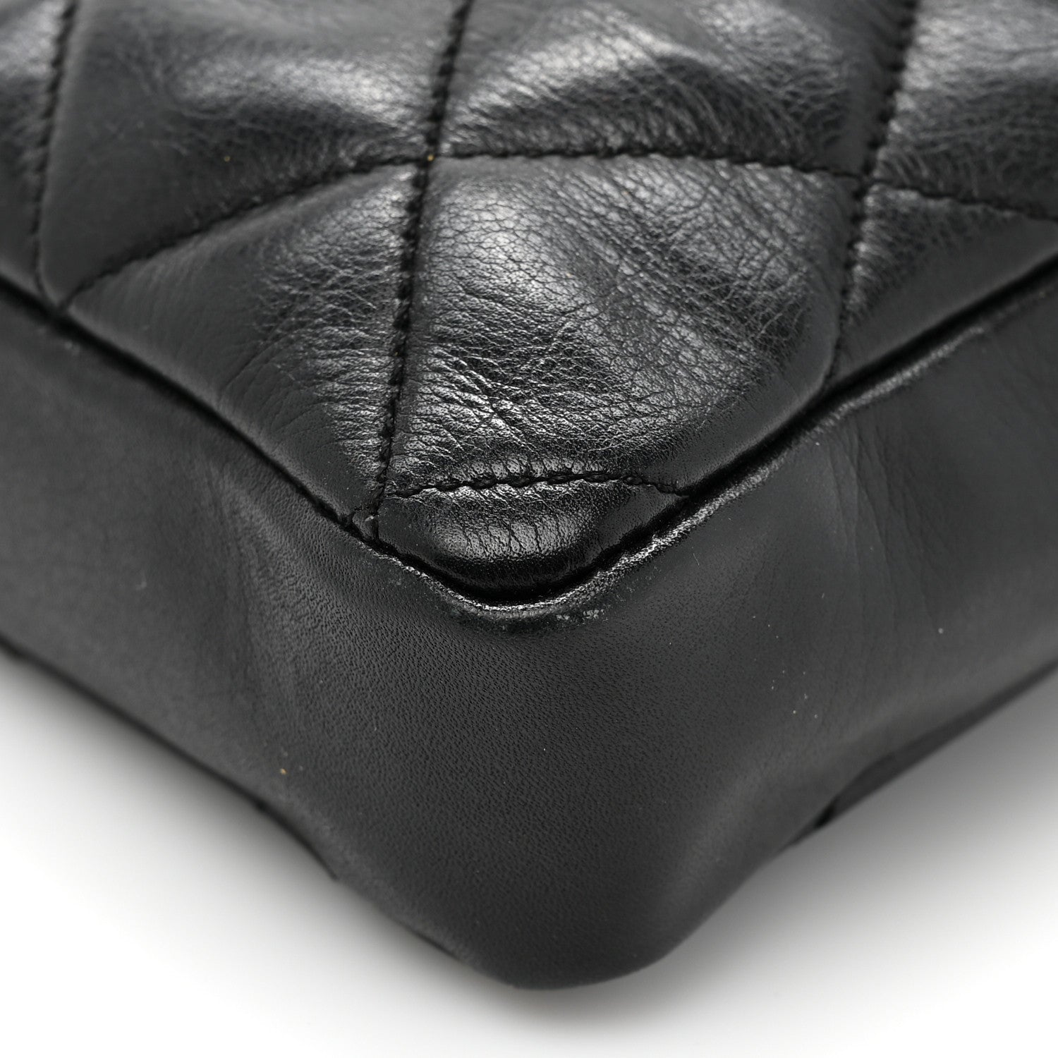Chanel Lambskin Quilted Flap Waist Belt Bag 75 30 Black 17 of 19