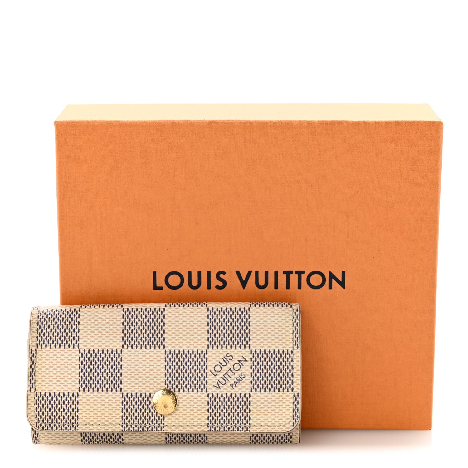 Louis Vuitton Damier Azur Multicles 4 Key Holder 10 of 10