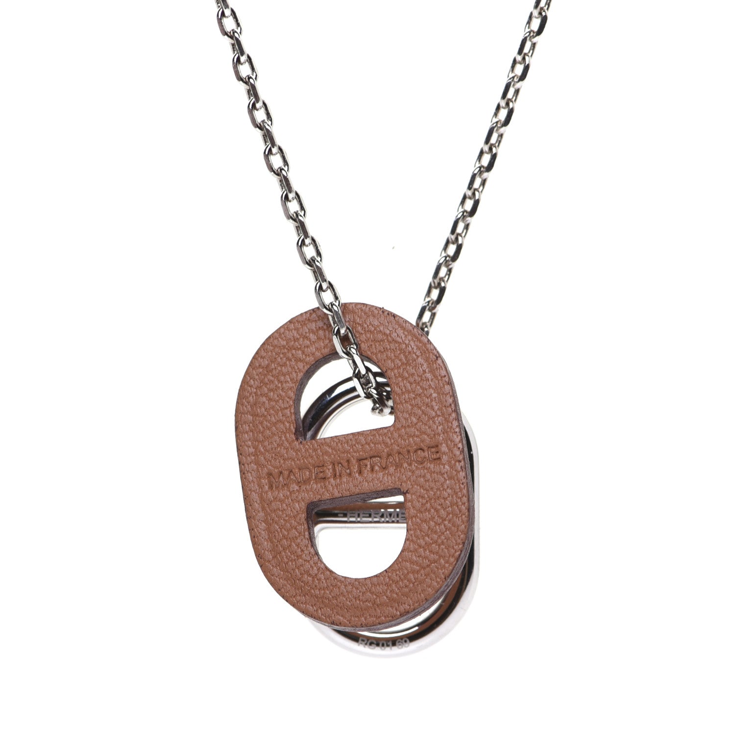 Hermes Swift O'Maillon Pendant Necklace Gold 5 of 8