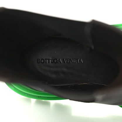Bottega Veneta Calfskin The Tire Chelsea Boots 40.5 Black Grass 7 of 9