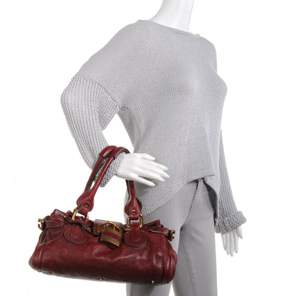 Chloe Leather Paddington Satchel Grenat 2 of 9