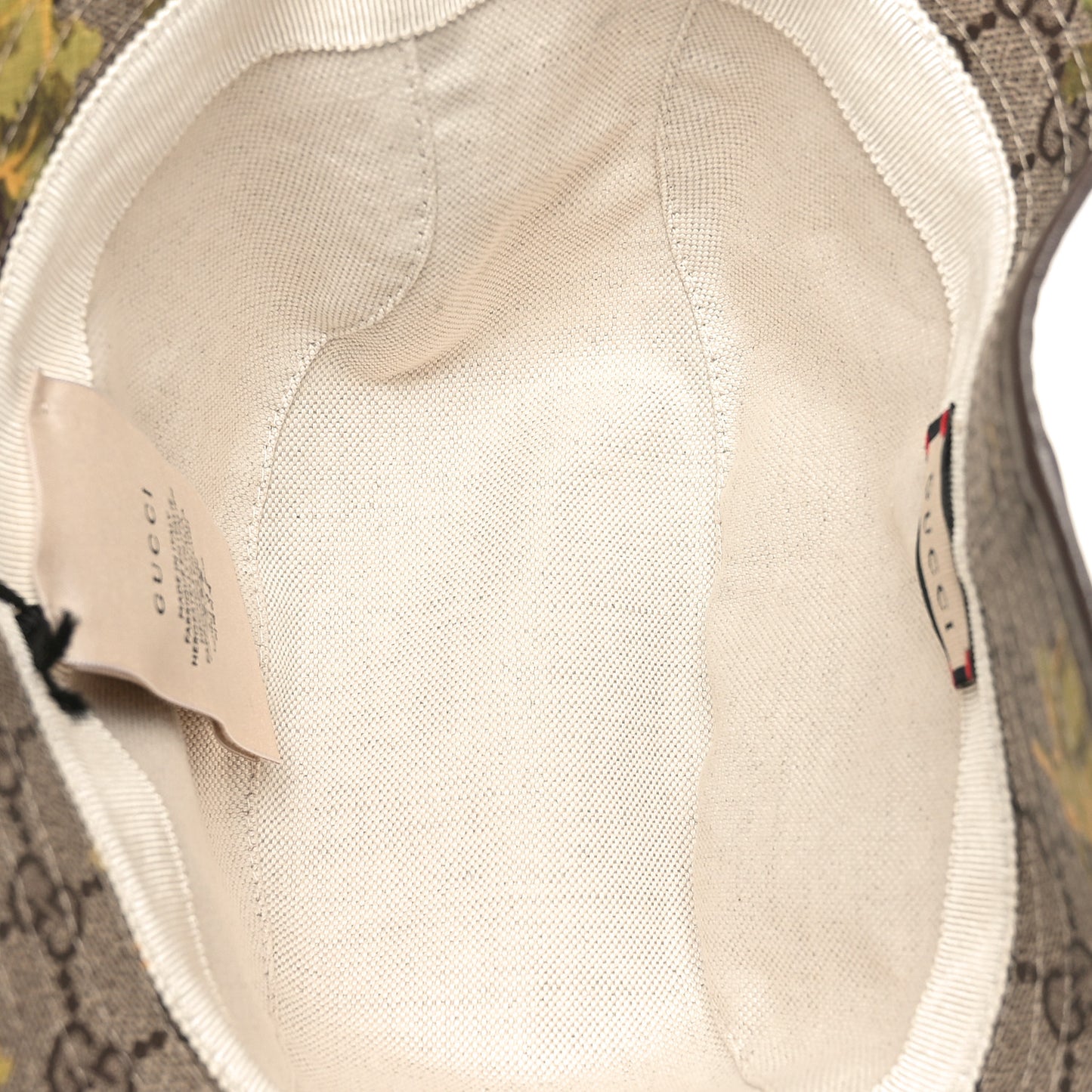 GG Supreme Monogram Azalea Calfskin Dusty Carnation Retro Interlocking G Bucket Hat S Beige Ebony Multicolor