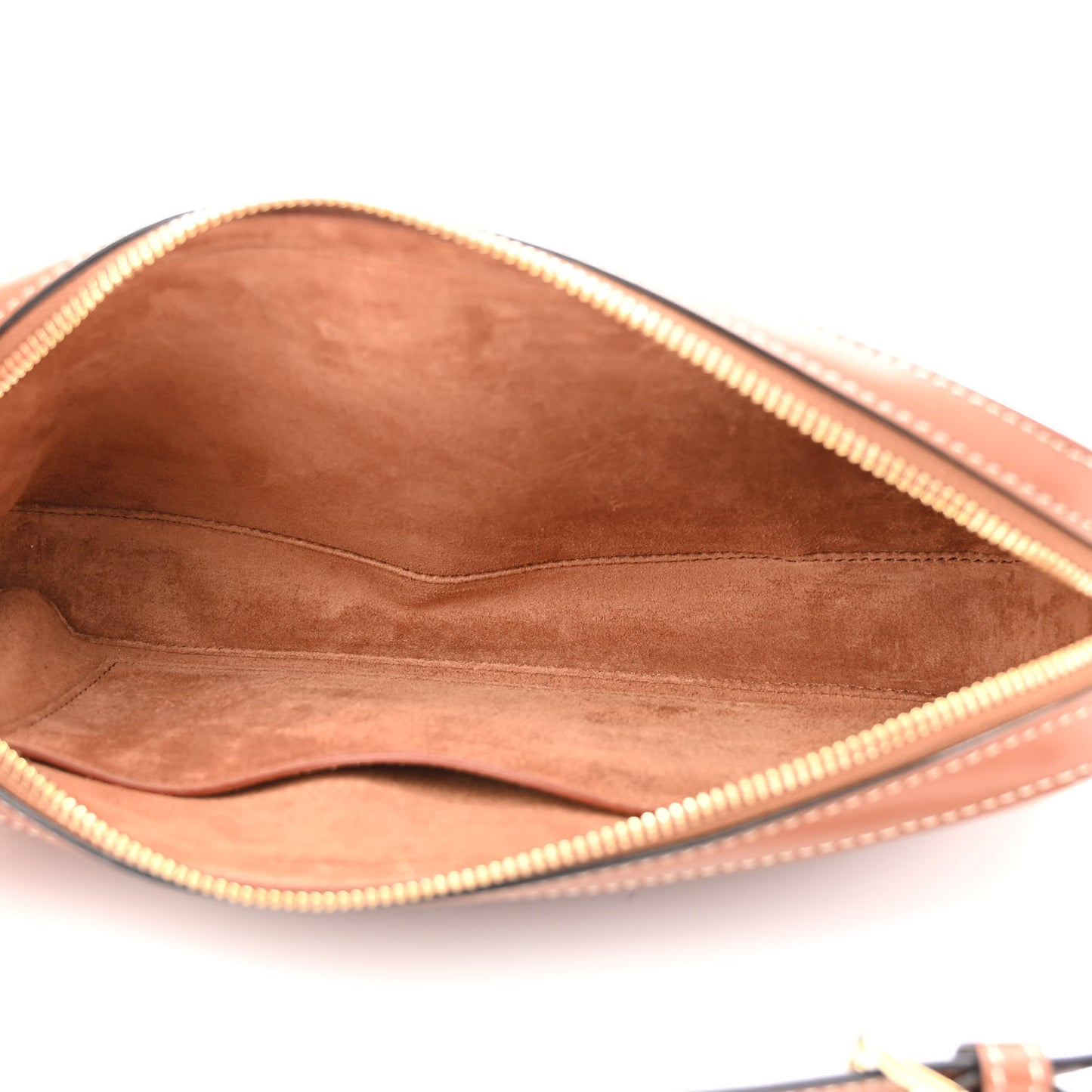 Smooth Calfskin Cuir Triomphe Mini Camera Shoulder Bag Tan
