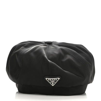 Prada Re-Nylon Newsboy Hat M Black 5 of 9