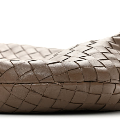 Bottega Veneta Nappa Intrecciato Teen Jodie Hobo Dark Taupe 10 of 10