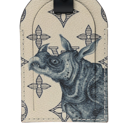 Louis Vuitton Savane Monogram Rhinoceros Chapman Luggage Tag 3 of 3